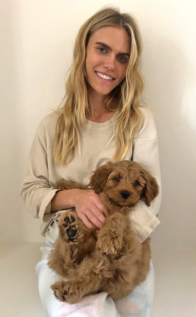 Jason Kennedy, Lauren Scruggs, dog, Bennett, National Puppy Day 2020